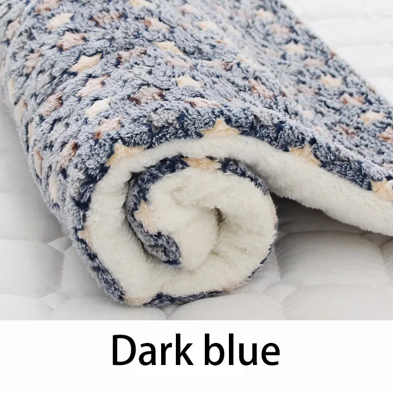Flannel Pet Sleeping Mat Dog Bed