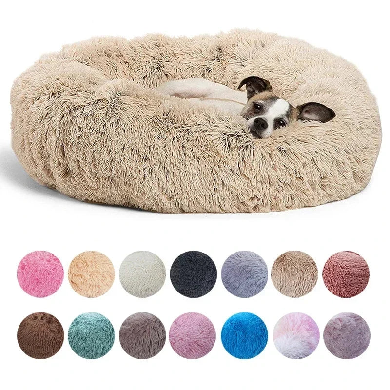 Round Pet Super Soft Bed for Larger Pets