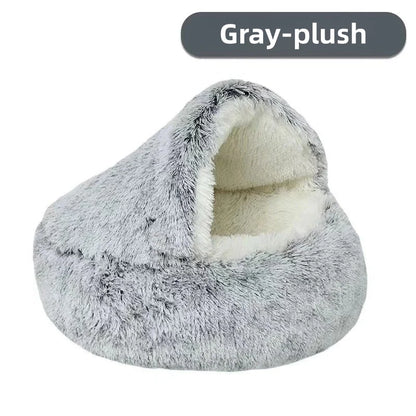 Autumn And Winter Soft Plush Pet Nest-Bed