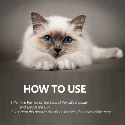 Pet Flea, Lice, Insect Killer Drops, Relieves Itching