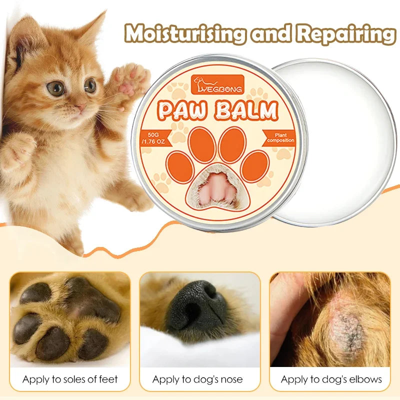Pet Paw Moisturizing Natural Cream  Protects From Cracks And Dry Weather