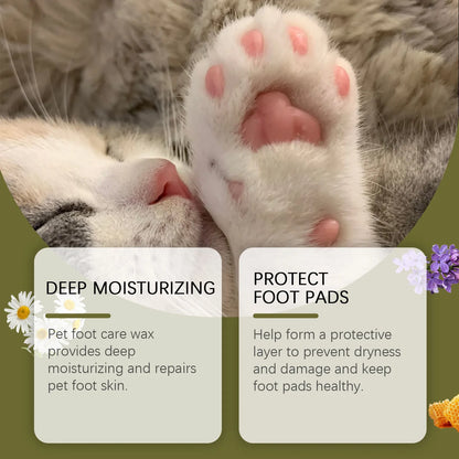 Natural Pet Paw Balm Protection From Hot Pavements, Moisturizer For Cracked Paw