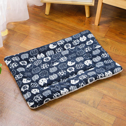 Flannel Pet Sleeping Mat Dog Bed