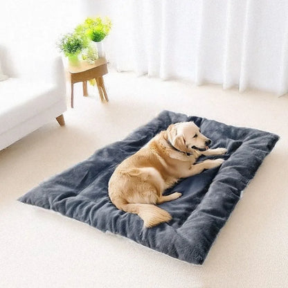 Extra Large Plush Dog Bed Sofa Thickened Super Soft Polyester Pet Mat