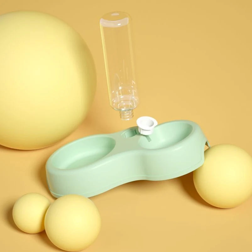 Basic Pets Bowl Feeder And Water Dispenser