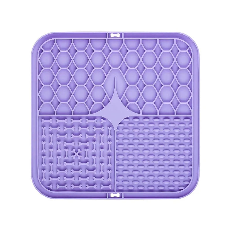 Pet Lick Silicone Mat Slow Food Plate for Pet Distraction