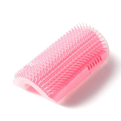 Cat Corner Wall Mounted Scratching Pad Massage Comb Self Groomer Tool For Long Short Fur Kittens