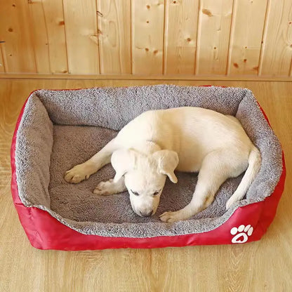 Warm Pet Bed Candy-colored Square Nest