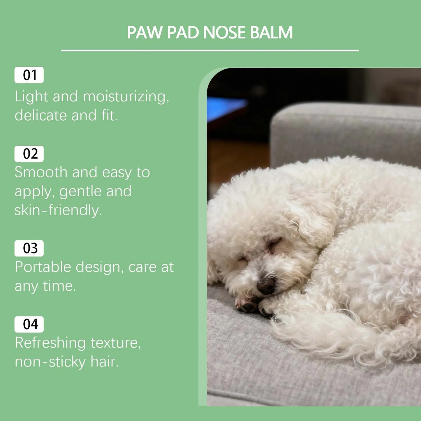 Pet Paw Care Cream for Dogs And Cats - Moisturizing Hydrating Paw Pad & Claw Protection