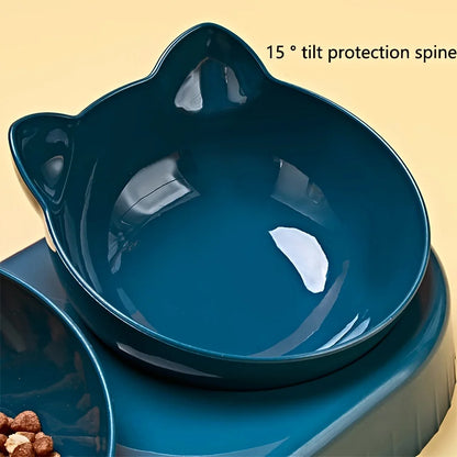Pet Bowls With Water Feeder, 3 In 1 Ear Design With Neck Protection