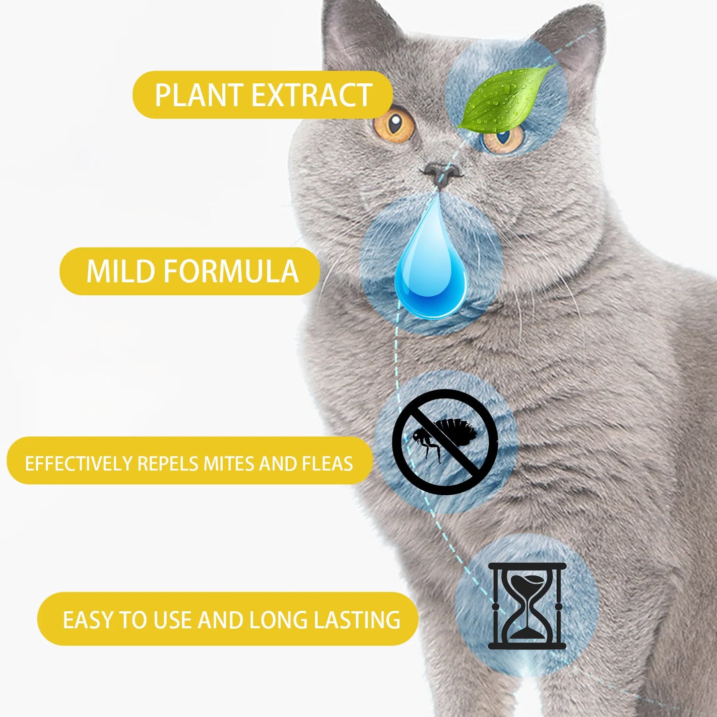 Anti Flea Drops, Lice Remover, Relieve Skin Itching