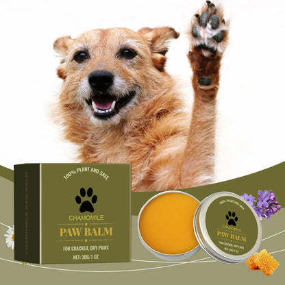 Natural Pet Paw Balm Protection From Hot Pavements, Moisturizer For Cracked Paw