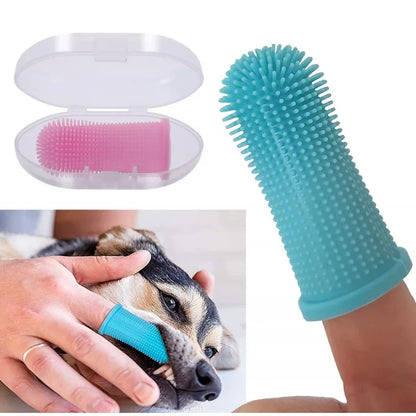 Dog Super Soft  Finger Toothbrush  Nontoxic Silicone