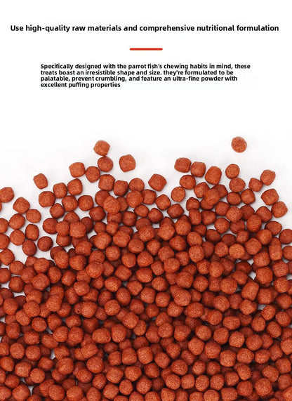 XUEQILIN Fish Special Feed for Lucky Parrot Fish (Red Intensifier Formula)