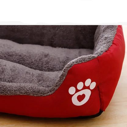 Warm Pet Bed Candy-colored Square Nest