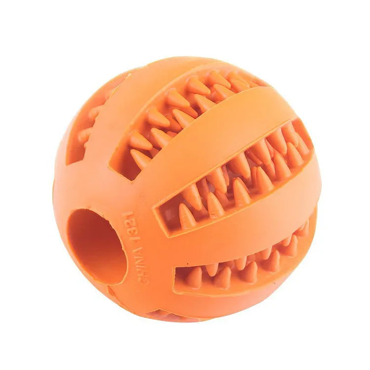 Dog Toy Ball, Nontoxic Bite Resistant Toy Ball for Pets With Food Treat
