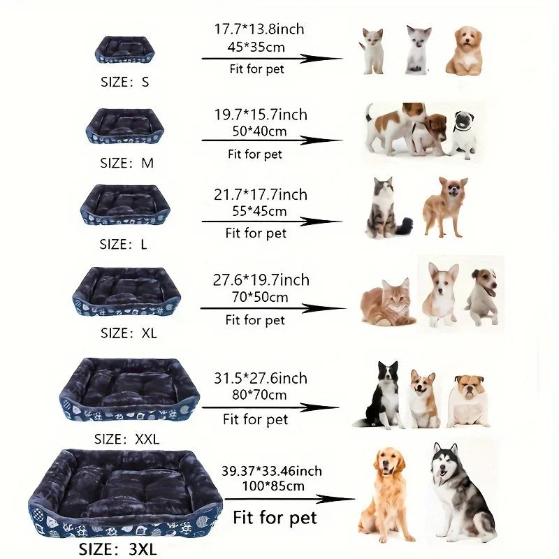 Pet Bed Sofa Mats Winter