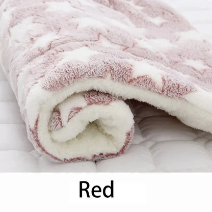 Flannel Pet Sleeping Mat Dog Bed