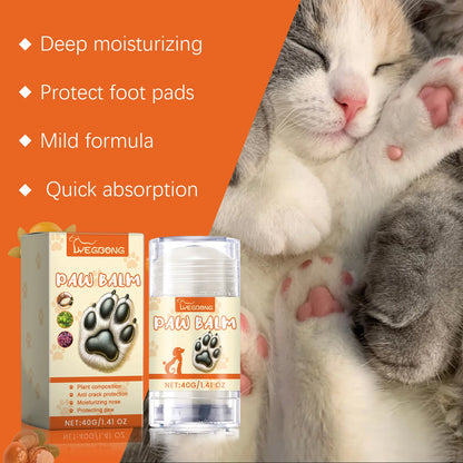 Pet Paw Balm Moisturizer Repair Dry Cracked Paws Lick Safe