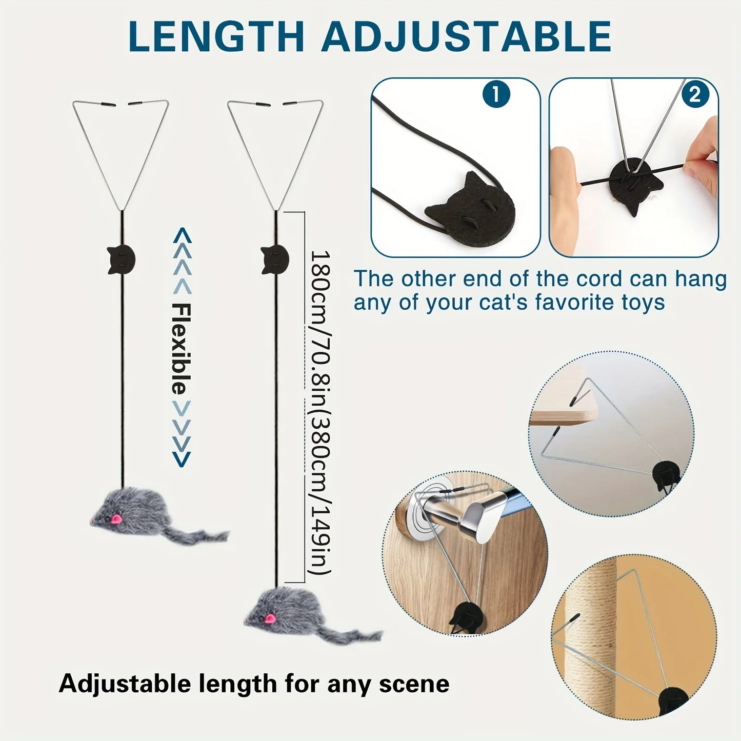 Door Hanging Cat Toy Stress Relieve