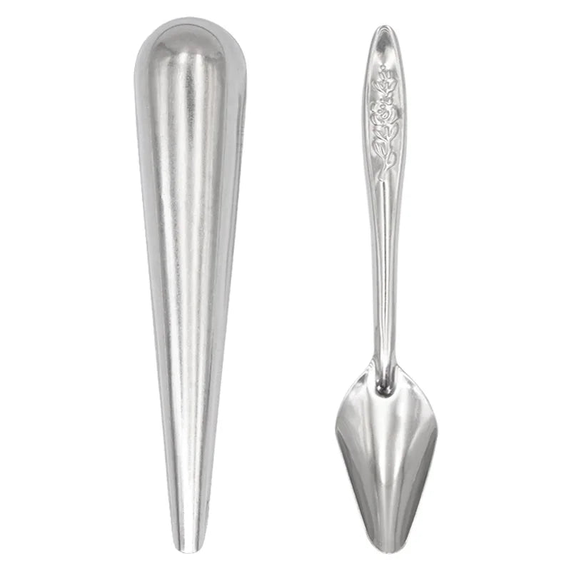 Pet Bird Feeding Food Spoon Stainless Steel