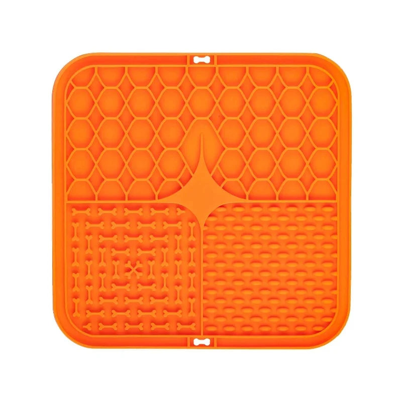 Pet Lick Silicone Mat Slow Food Plate for Pet Distraction