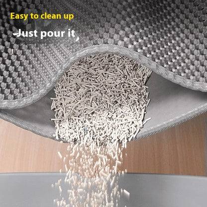Extra Large Cat Litter Mat Heavy Duty Waterproof 2 Layer Non Slip Washable