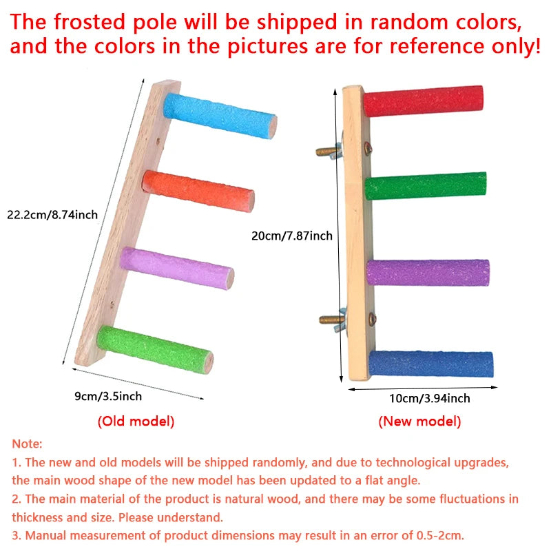 4/6/8 Steps Bird Climbing Toy Ladder