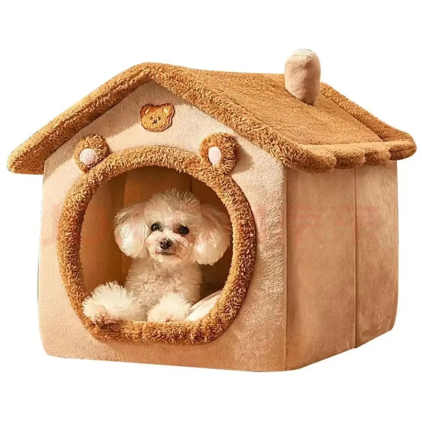 Indoor Warm Soft Dog HouseRemovable and Washable Cushion Suitable For All Seasons