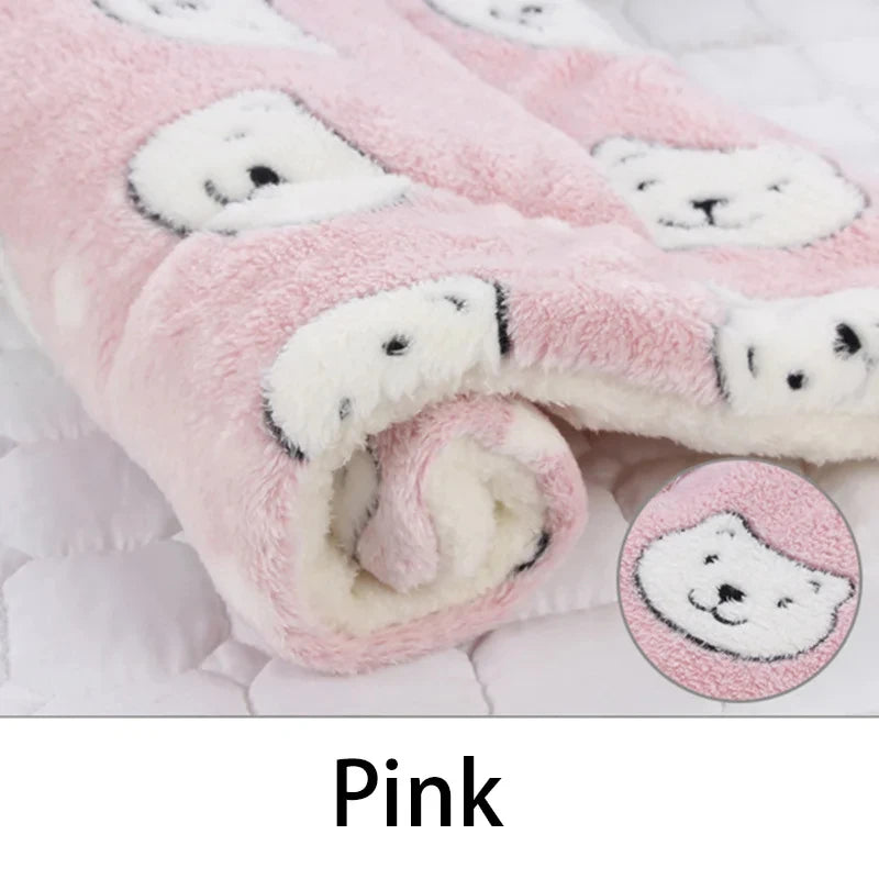Flannel Pet Sleeping Mat Dog Bed