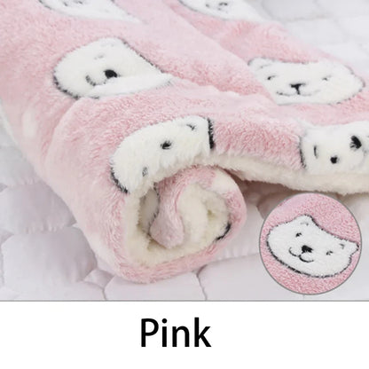 Flannel Pet Sleeping Mat Dog Bed