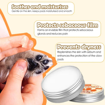 Pet Paw Moisturizing Natural Cream  Protects From Cracks And Dry Weather
