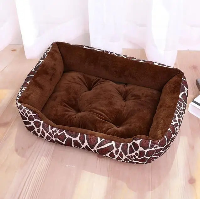 Warm Pet Bed Candy-colored Square Nest