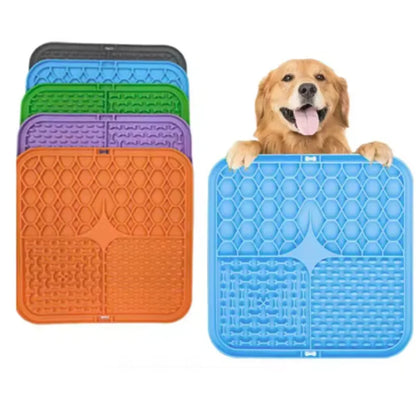 Pet Lick Silicone Mat Slow Food Plate for Pet Distraction
