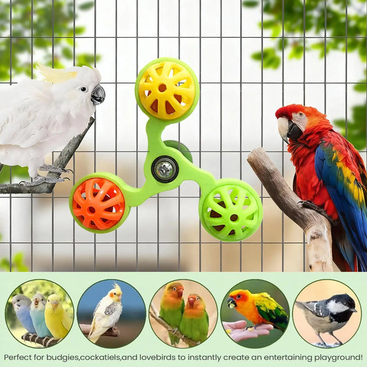 Parrot Toys Interactive  Rotating Windmill Toy