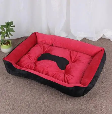 Warm Pet Bed Candy-colored Square Nest