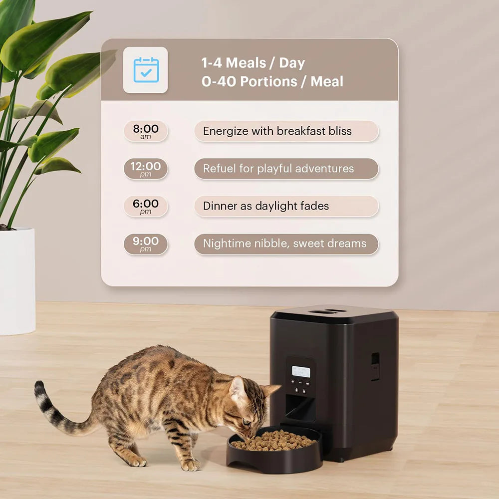 Smart Automatic Pet Feeder Slow Food Machine With Timed Quantitative
