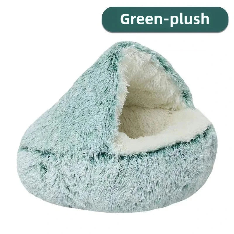 Autumn And Winter Soft Plush Pet Nest-Bed