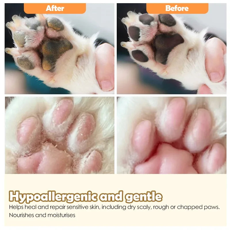 Pet Paw Moisturizing Natural Cream  Protects From Cracks And Dry Weather
