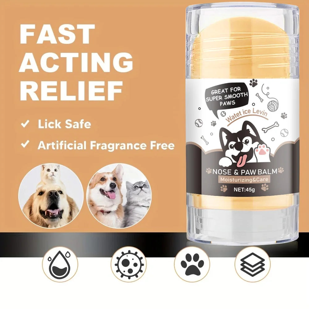 Dog Paw-Nose Balm Contains Wax, Oil, Butter, and Extracts