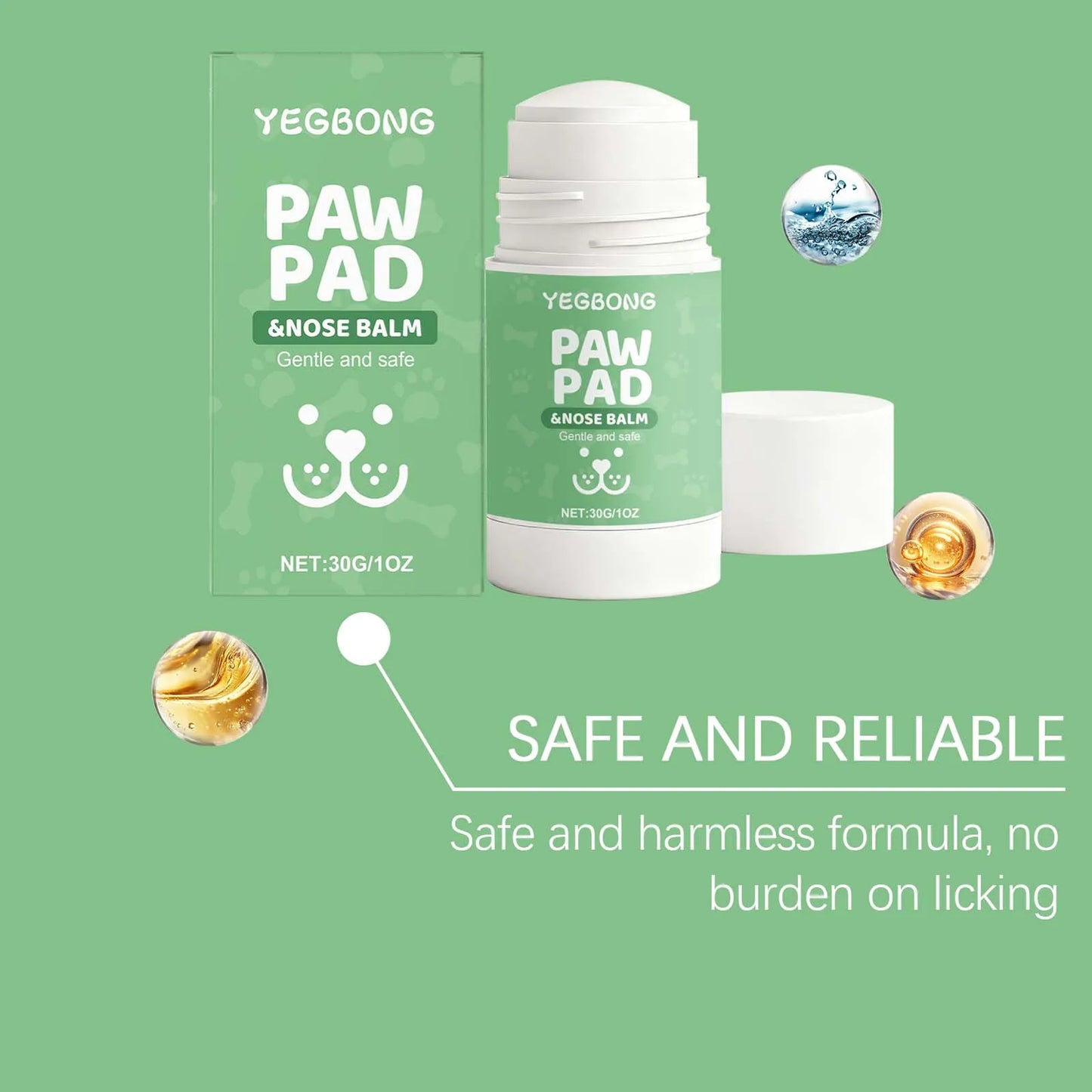 Pet Paw Care Cream for Dogs And Cats - Moisturizing Hydrating Paw Pad & Claw Protection