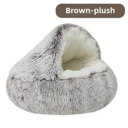 Autumn And Winter Soft Plush Pet Nest-Bed