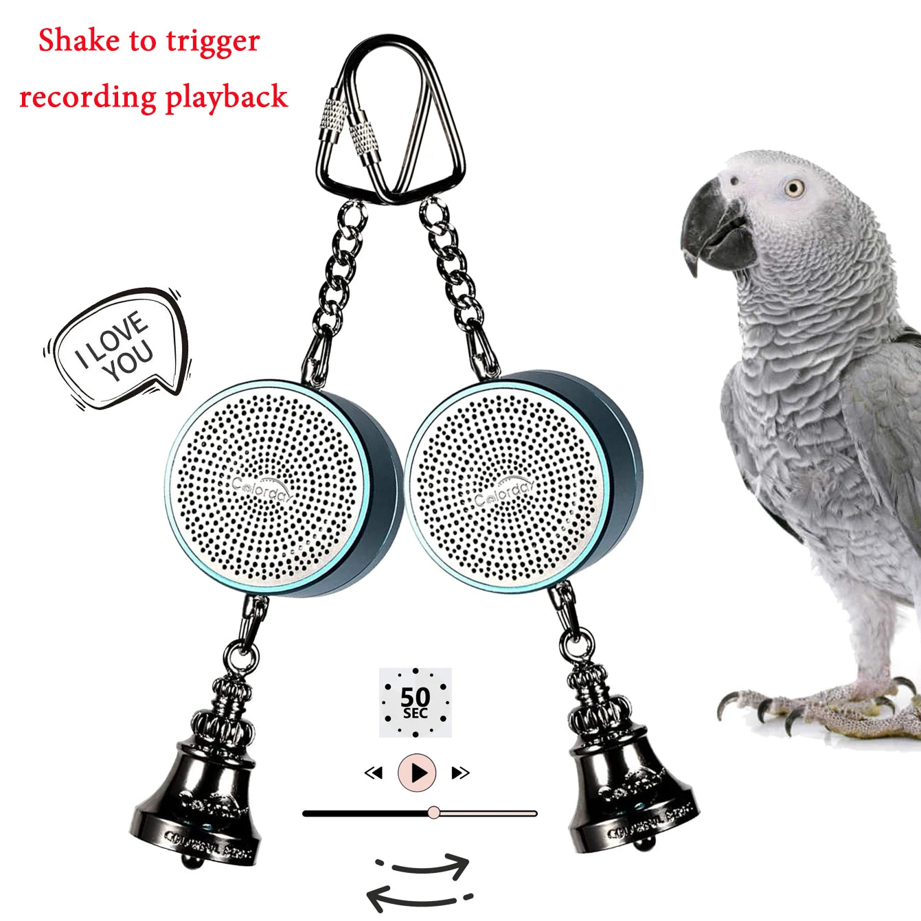 Parrot Talking Coach Interactive Recording Playback