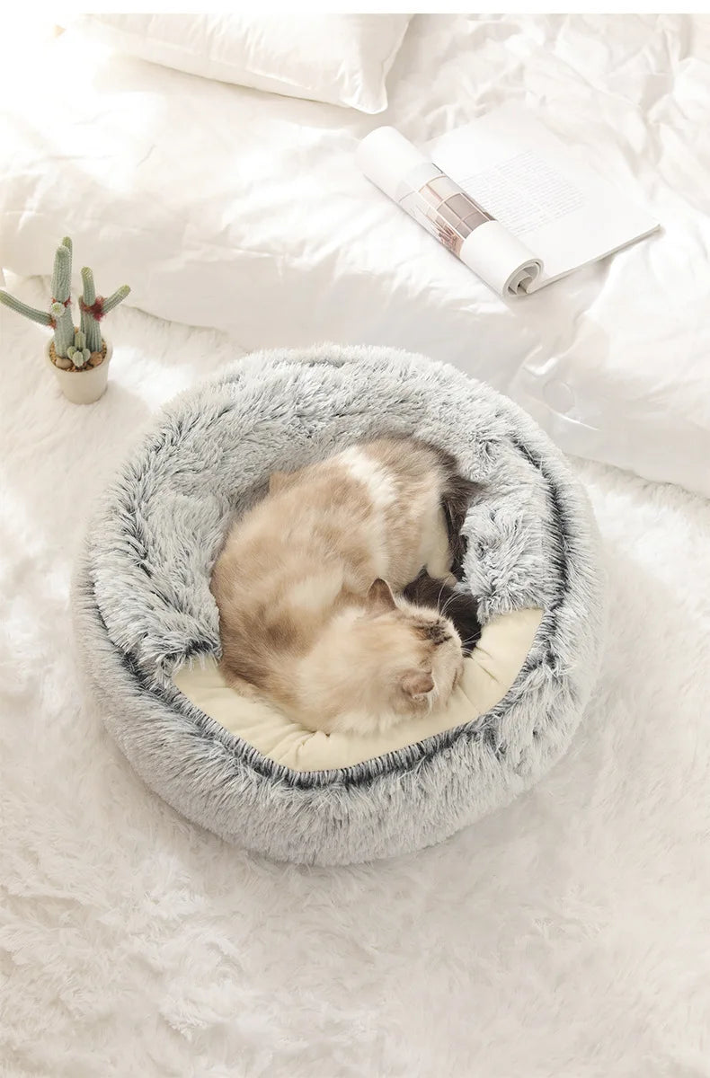 Autumn And Winter Soft Plush Pet Nest-Bed
