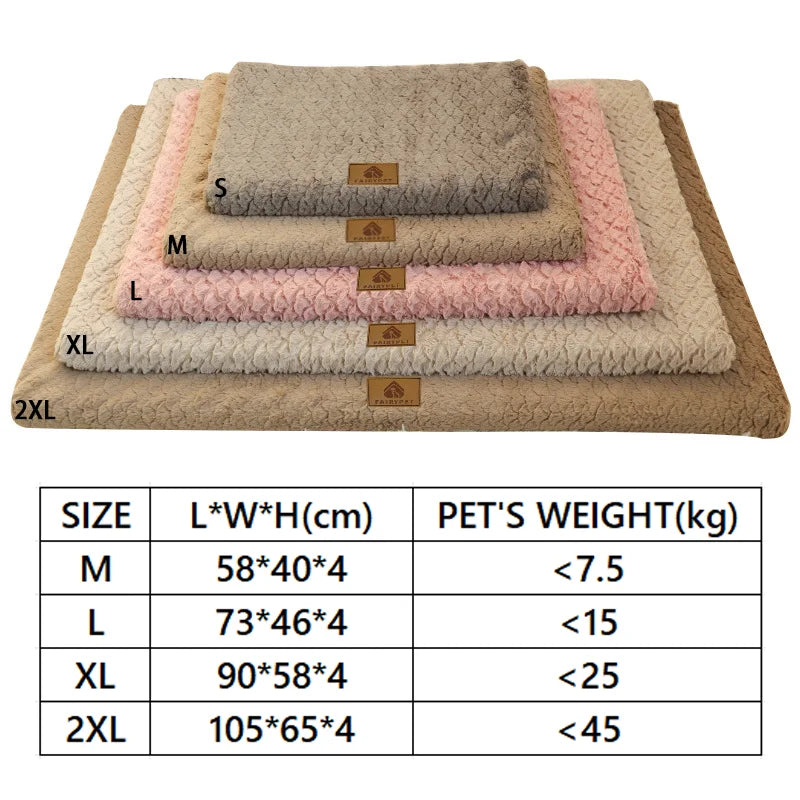 3D Foam Pet Bed With Removable Washable Faux Fur Cover Orthopedic Waterproof  Anti-Slip Bottom