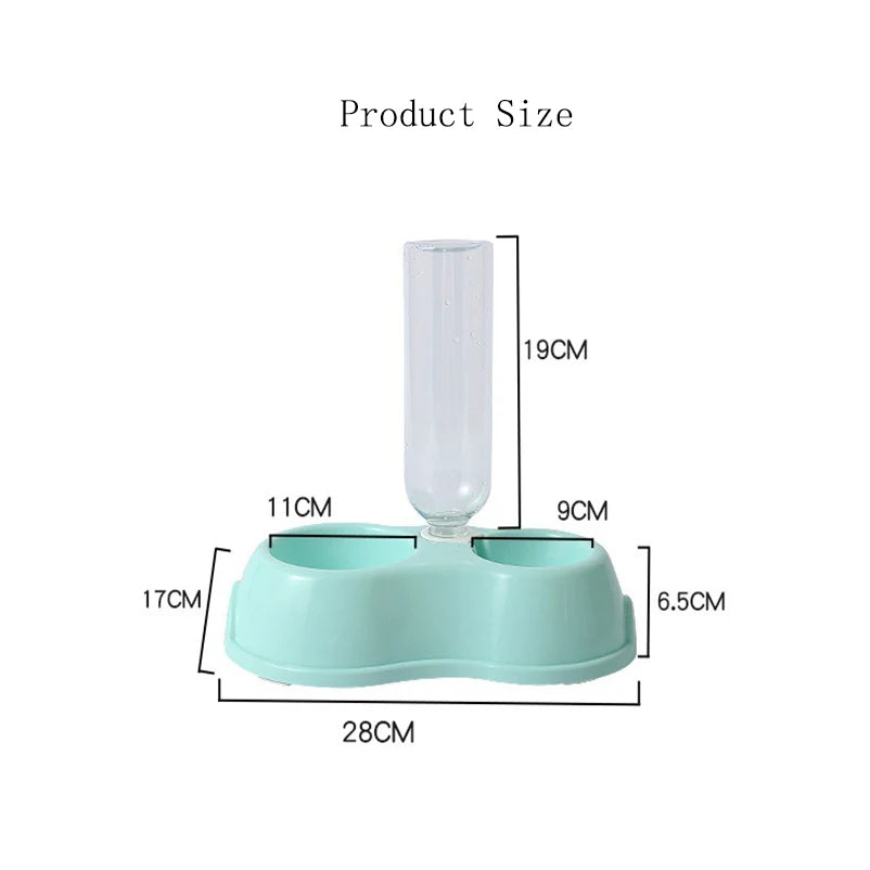 Basic Pets Bowl Feeder And Water Dispenser