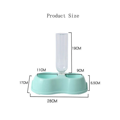 Basic Pets Bowl Feeder And Water Dispenser