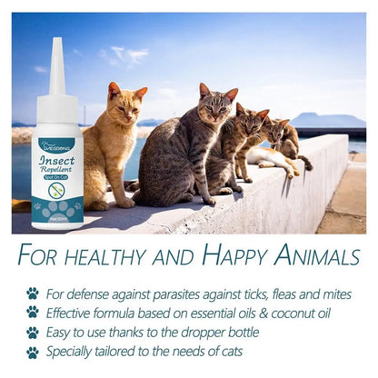 Pet Flea, Lice, Insect Killer Drops, Relieves Itching