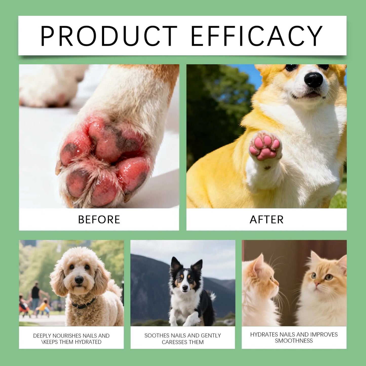 Pet Paw Care Cream for Dogs And Cats - Moisturizing Hydrating Paw Pad & Claw Protection
