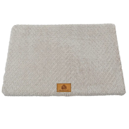 3D Foam Pet Bed With Removable Washable Faux Fur Cover Orthopedic Waterproof  Anti-Slip Bottom